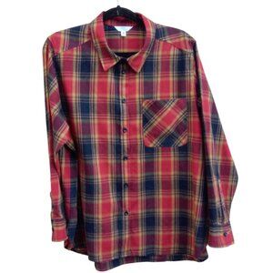 Time and True plaid flannel long sleeve shirt sz XXL 20